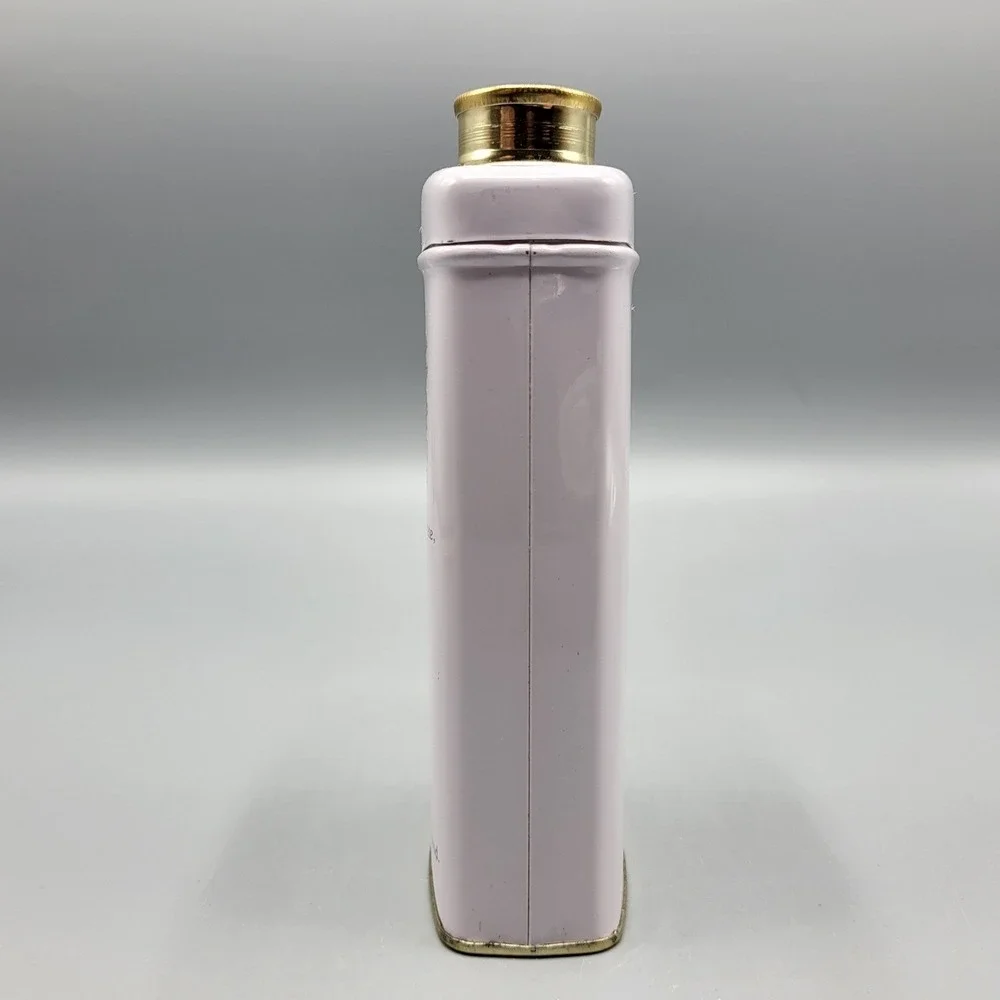 Vintage Woods of Windsor Talcum Powder 3.5oz Lavender Floral Tin Purple England